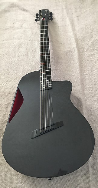 Blackbird Guitars Super OM ca. 2012 — carbon fiber — fan fret multiscale custom image 1