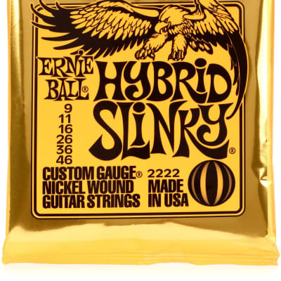 Ernie Ball 2222 Hybrid Slinky Nickel Wound Electric Guitar