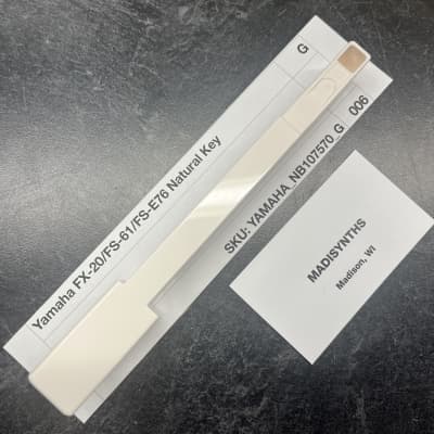 ORIGINAL Yamaha/Korg Replacement G Key (NB107570) for Yamaha DX7/DX5/DX9, SY77/SY85/SY99, Korg M1, Wavestation, Z1, etc