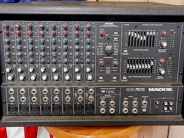Mackie 808S FR Series Powered Mixer 8 Channels 2 x 600 Watts Mackie 808S FR Series Powered Mixer 8 Channels 2 x 600 Watts