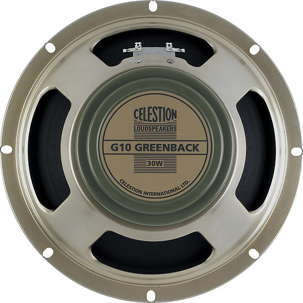 Celestion T5646 G10 Greenback 10" 30-Watt 8 Ohm Replacement Speaker image 1