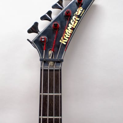 Kramer Ferrington Acoustic-Electric Bass Guitar with Case - White image 3