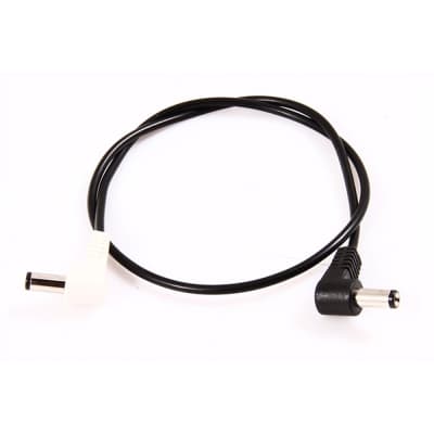 Voodoo Lab PPREV-R 2.1mm Reverse Polarity Barrel Cable - 18" Right-Angled image 2