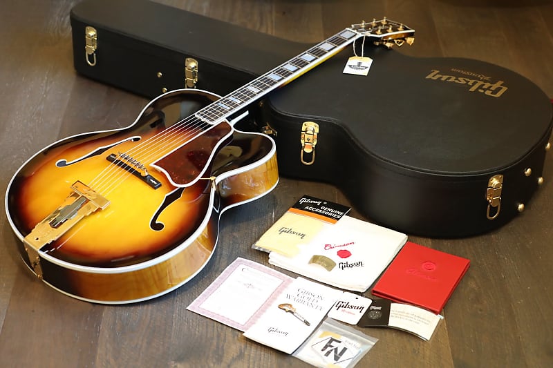 MINTY! 2013 Gibson Crimson Custom Shop L-5 Premiere Acoustic Archtop Vintage Sunburst + COA OHSC image 1
