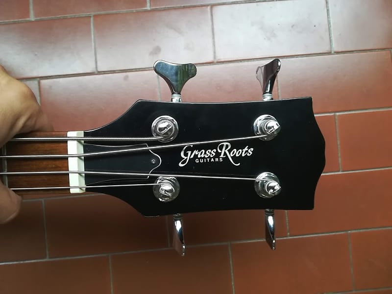 Grass Roots ESP 'GrassRoots' LUNA SEA J model G-JV-58 Violin Type Bass 1995  circa black