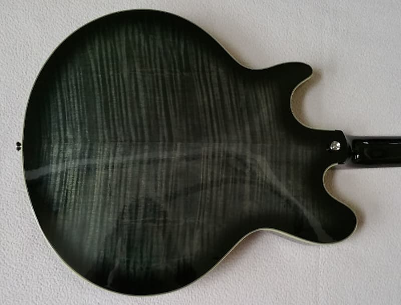 (FERNANDES)セミアコ　ES-335 type Fernandes Lexington Limited, ES-335 Style, See-thru black
