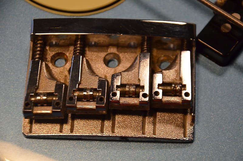 Schaller Vintage 3D Bass Bridge * Made in Germany around 1977 * Hard to Find image 1