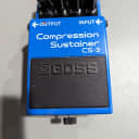 Boss CS-3 Compression Sustainer (Silver Label) 1997 - Present - Blue