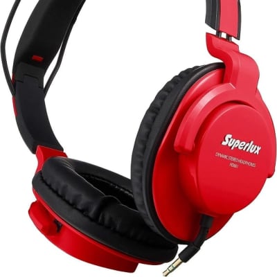 SUPERLUX HD-661 Red Cuffia Chiusa image 2