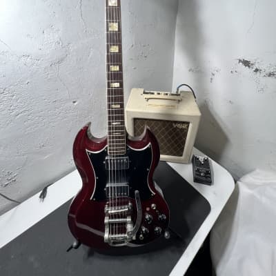 1973 Greco SG-600 Vintage Electric Guitar Cherry Set Neck | Reverb