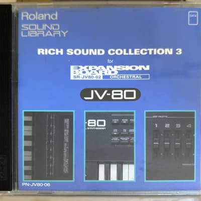 Roland JV-80 Rich Sounds 3 Sound Card PN-JV80-06