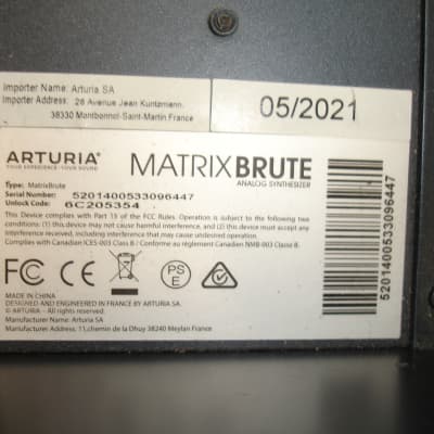 Arturia MatrixBrute Analog Synthesizer Keyboard w/ Bag image 17