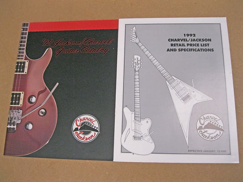 Jackson Charvel Catalog Pack 1992 Reverb