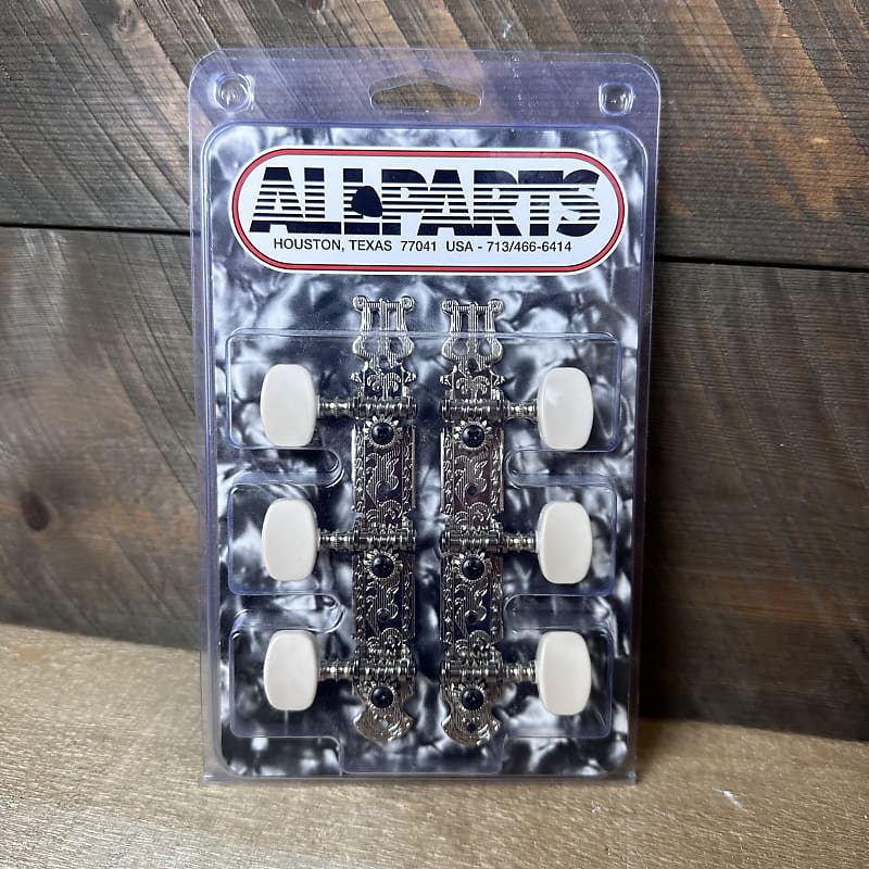 Allparts Nickel Classical Tuner Set TK0125001 Nickel Reverb