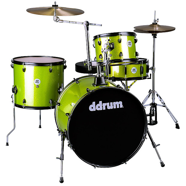 ddrum D2 Series 8x12" / 14x16" / 18x22" w/ 5.5x14" Snare 4pc Drum Set image 1