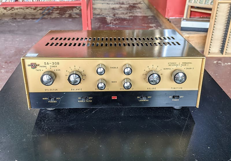 Vintage Calrad SA30B Stereo Tube Amplifier Reverb