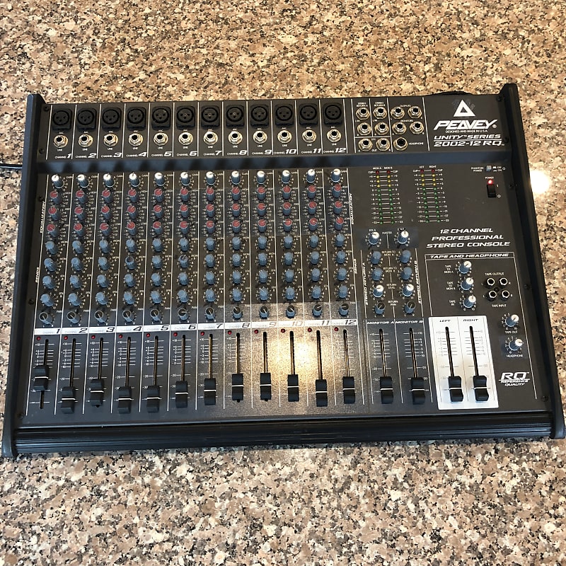 Peavey Unity Series 2002-12 RQ | Peavey Console | Peavy Mixer Late 90's -  Black