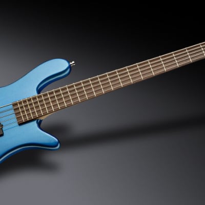Warwick RockBass Streamer LX, 5-String - Blue Metallic High Polish image 1