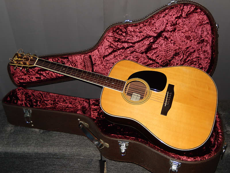 MADE IN JAPAN 1976 - RIDER R600 - ABSOLUTELY AMAZING - MARTIN D28 STYLE - ACOUSTIC GUITAR image 1