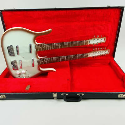 Jerry Jones Neptune Double Neck 6/12: Double the giggles, double the grins. Copper Burst image 9