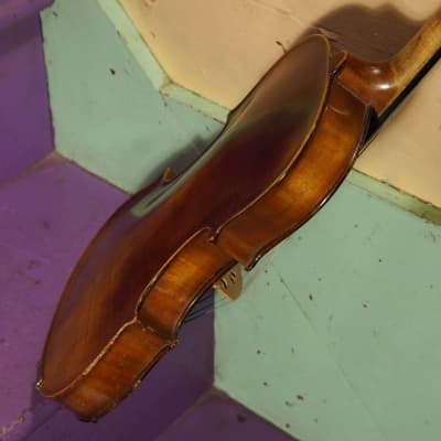 1920s Bruno German Stradivarius-Copy 4/4 Violin (VIDEO! Fresh Work, Ready to Go) image 17