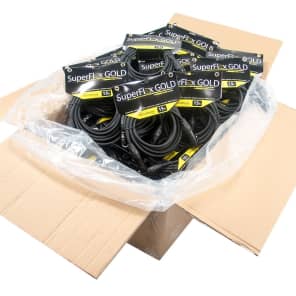 SuperFlex GOLD SFM-15 Premium XLR Cables - 15' (40-Pack)