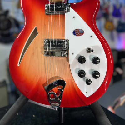 New Rickenbacker 360 Fireglo Electric Guitar w/ OHSCase, Free Ship, Auth Dealer 360FG 704 image 1
