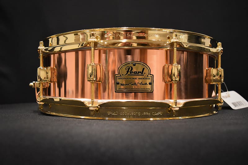 Pearl MS1440 14x4" Marvin "Smitty" Smith Signature Copper Snare Drum image 1