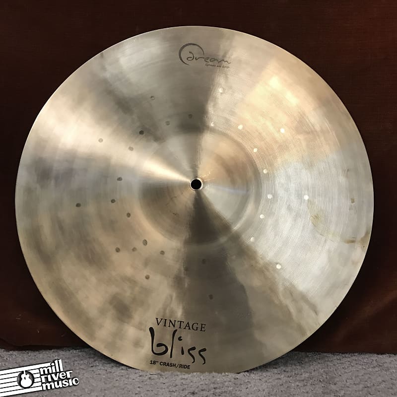 Dream Cymbals Bliss Vintage Series 18" Crash/Ride Cymbal Used image 1