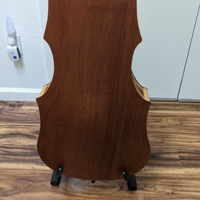 4 String 1/2 Scale  Natural Finish Electric Upright Bass image 6