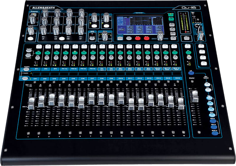 Allen & Heath QU-16 - console numérique 16 entrées micro | Reverb