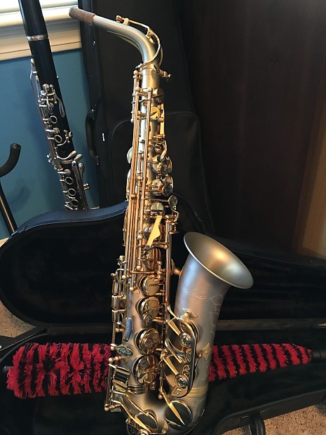 Allora Boss 2 alto saxophone 2012 nickle plated body Gold keys