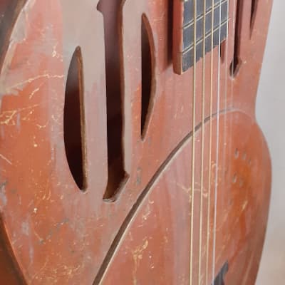 Del Oro guitare acoustique 1949 USA façons résonateur, Dobro image 10