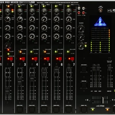 Behringer Pro Mixer DX2000USB 7-channel DJ Mixer image 1