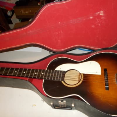 1940's Paramount Parlor Guitar With Original Case image 21