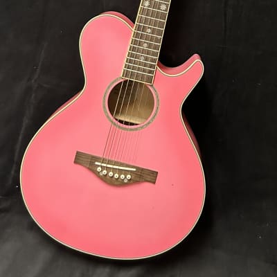 Daisy Rock Acoustic Single Cut - Pink for sale