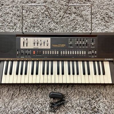 Casio CT-410V Casiotone 49-Key Synthesizer 1980s - Black
