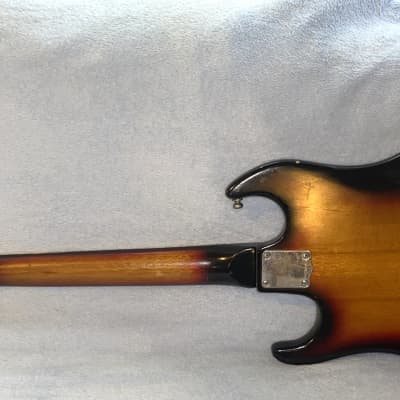Norma Japanese 1960's Electric Guitar Sunburst 2 Pickup Model w/Tremolo Japanese 1960's "READ" image 4