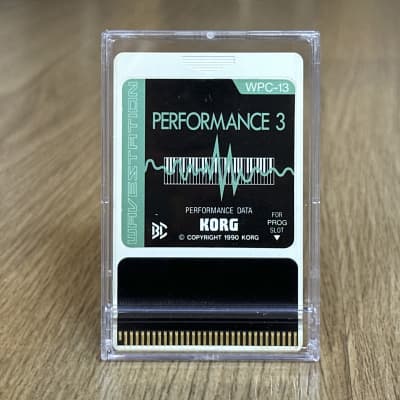Korg Wavestation WPC-13 Performance 3  // Voice ROM Card