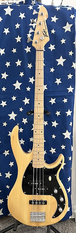 Peavey Milestone 4-String Electric Bass 2010s - Natural image 1