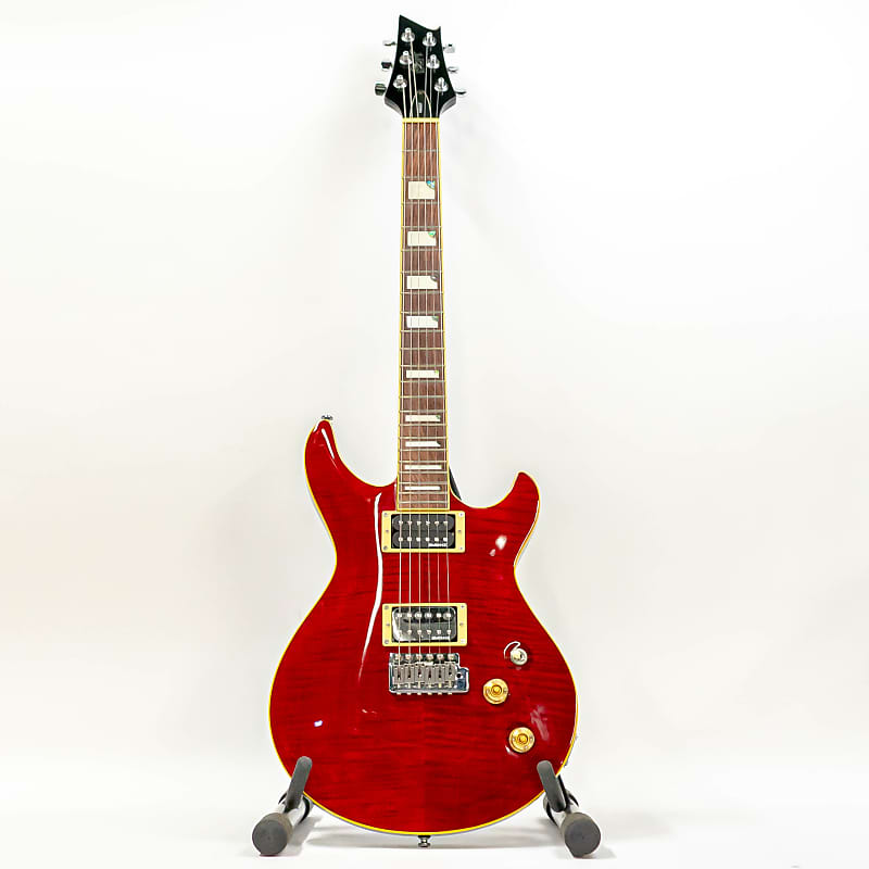 Cort M600 T Double Cutaway HH Flame Top Electric Guitar w