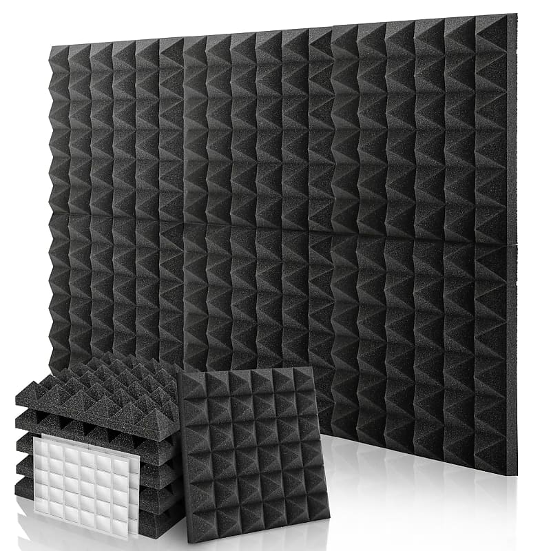 Acoustic Foam with Sticker, 24 Pieces Foam Reverb Deutschland