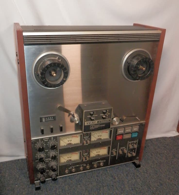 TEAC A-3340S 1/4" Stereo Tape Deck Reel To Reel Recorder vintage used AS-IS UNTESTED image 1