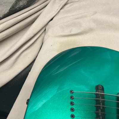 Jackson Professional Series Dinky Reverse HSH Guitar w/Seymour Duncan bridge pickup Green image 3