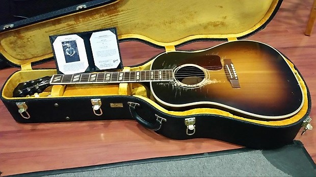 Gibson Aaron Lewis Southern Jumbo Aged Signed 2010 Vintage Sunburst