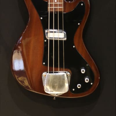 Meazzi Bass Guitar 1970's Natural image 1