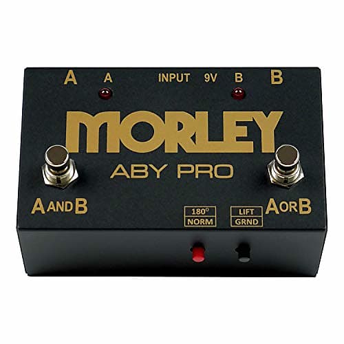 Morley ABY Pro 2-Button ABY Signal Switcher Pedal image 1