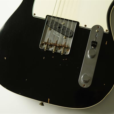 Fender Custom Shop Masterbuilt Vincent Van Trigt 1963 Custom Telecaster Journeyman Relic 2020 - Aged Black [BG] image 11