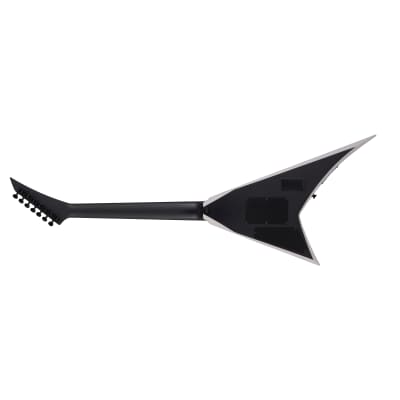 Mint Jackson X Series Rhoads RRX24-MG7 Guitar, Laurel Fretboard, Satin Black w/ Primer Gray Bevels image 2
