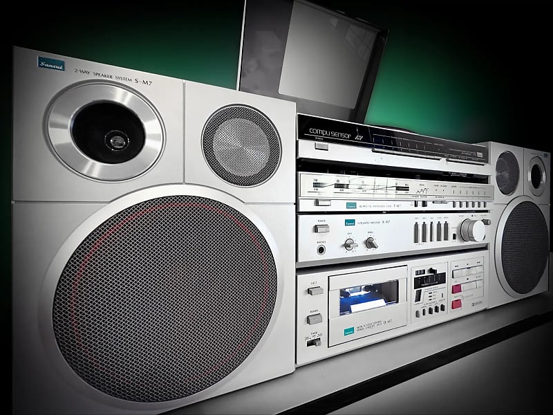 Sansui M7 RARE Stereo Vintage System (1983)  			